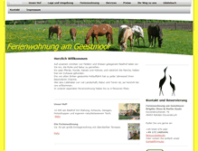 Tablet Screenshot of ferienwohnung-am-geestmoor.de